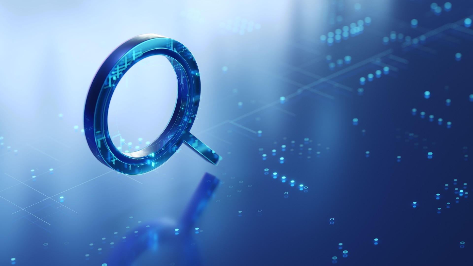 Searching solutions and analysis concept.